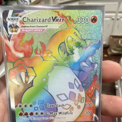 Pokemon Charizard VMAX 74/73 Champions Path Secret Rare Holo Card English 2020 - Image 3