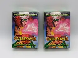 1995 Marvel Comics OverPower Card Game Mutants Unite 2 Starter Deck Sealed - Image 1