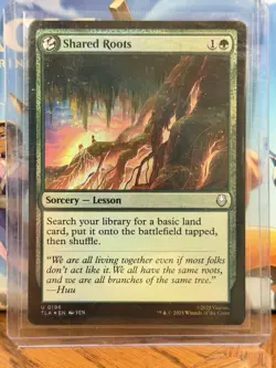 Shared Roots Foil - NM- Avatar: TLAB - Magic The Gathering MTG - Image 1