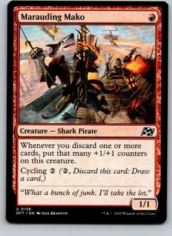 Marauding Mako DFT #138 Aetherdrift MTG - Image 1