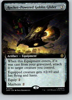 Rocket-Powered Goblin Glider SPM #281 MTG - Image 1
