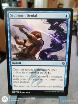 Magic: The Gathering Stubborn Denial 056/269 Khans of Tarkir - Image 1