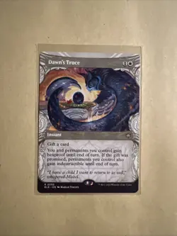 MTG Dawn’s Truce BLB 0295 R NM Regular Showcase - Image 1