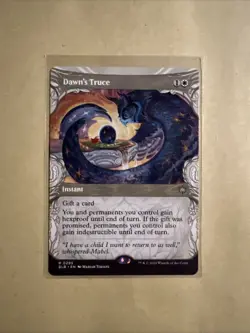 MTG Dawn’s Truce BLB 0295 R NM Regular Showcase - Image 2