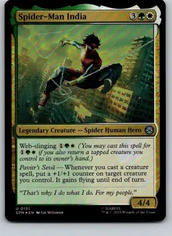 Spider-Man India Foil SPM #151 MTG - Image 1