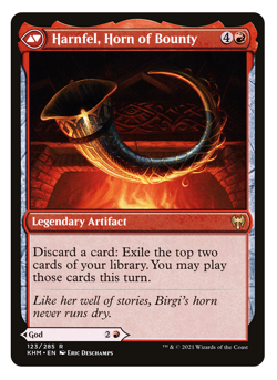 MTG - 1 x FOIL Birgi, God of Storytelling - Rare - Kaldheim (KHM) - M/NM - Image 2