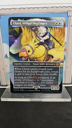 Cloud, Midgar Mercenary (Borderless) (Chocobo Track Foil) Final Fantasy Foil - Image 1