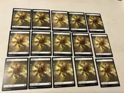 mtg 15 Theros Beyond Death full art galaxy Plains lands, lp - Image 1