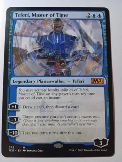 Mtg. Teferi, Master Of Time. Core 21. #275. Pack Fresh! - Image 1