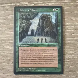 Sylvan Library ITALIAN Legends FBB 1995 (LP Spots) MTG Magic: The Gathering - Image 1