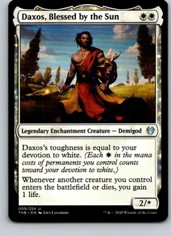 Daxos Blessed by the Sun THB #9 Theros Beyond Death MTG - Image 1