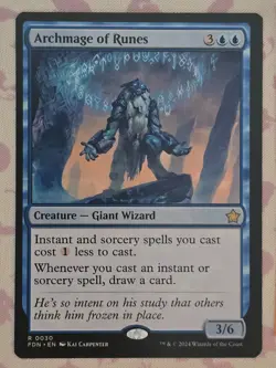 1x Archmage of Runes NM Eng MTG Foil - Foundations - Image 1