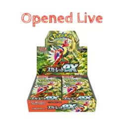 [Opened Live] Japanese Pokemon Scarlet EX Booster Box - Image 1