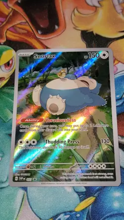 Pokemon TCG Snorlax 051 SV Scarlet & Violet 151 Black Star Promo Full Art - Image 1