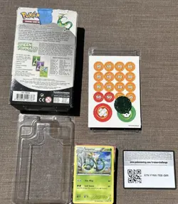 Pokemon TCG Black & White Green Tornado Theme Deck Box Near Mint NM Complete - Image 2