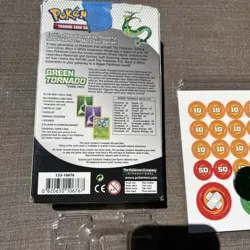 Pokemon TCG Black & White Green Tornado Theme Deck Box Near Mint NM Complete - Image 3