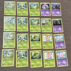 Pokemon TCG Black & White Green Tornado Theme Deck Box Near Mint NM Complete - Image 4