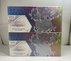 x2 Lot Pokemon Prismatic Evolution Super Premium Collection Box SPC Sealed New - Image 1