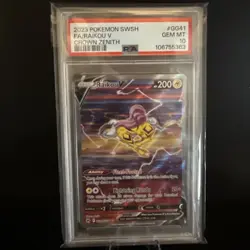 PSA 10 Raikou V GG41/GG70 Pokemon Crown Zenith Galarian Gallery Sword Shield - Image 1