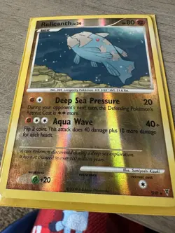 Pokemon TCG Relicanth Shiny SH8 Supreme Victors Reverse Holo Rare - Image 1