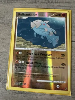 Pokemon TCG Relicanth Shiny SH8 Supreme Victors Reverse Holo Rare - Image 2