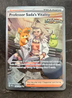 Pokemon Paradox Rift - PROFESSOR SADA'S VITALITY- SPECIAL ILLUST - 256/182 NM - Image 1