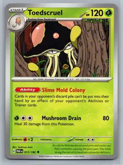 Toedscruel 17/182 Paradox Rift Uncommon Pokemon TCG 2023 - Image 1