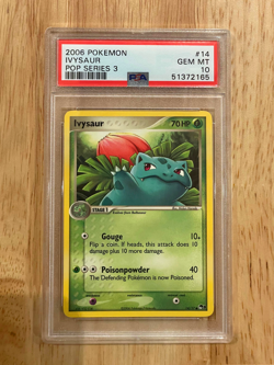 PSA 10 Ivysaur Pop Series 3 Promo Pokemon 2006 Mint Rare - Image 1