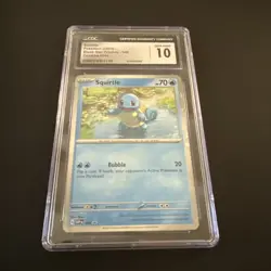 Pokemon TCG SQUIRTLE #048 Cosmos Holo SV Black Star Promo 2023 CGC 10 - Image 2