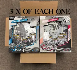 Pokemon Black Bolt & White Flare Binder Collection Bundle Set of 3 (6 Total) - Image 1
