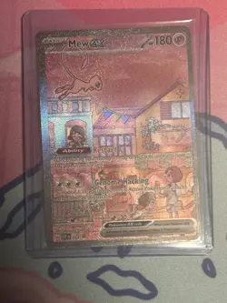 Pokemon TCG Mew EX 053 Scarlet & Violet Promo Holo Full Art NM Condition - Image 1