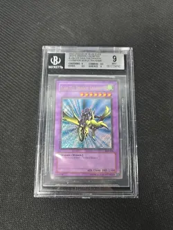 BGS 9 2002 Yu-Gi-Oh! LOB Gaia The Dragon Champion LOB-125 LOB-en125 Name Error - Image 1