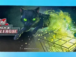 Yugioh Battle Pack 3 Monster League Quantum Cat Black Playmat Mat Konami RARE! - Image 5