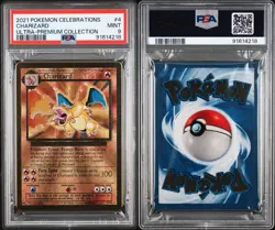 Pokemon TCG Charizard Celebrations Metal Card 004/102 PSA 9 - Image 3