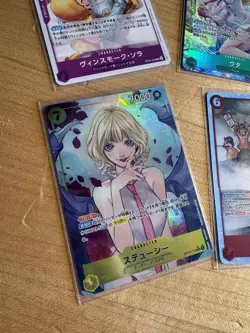 One Piece Japanese Card Lot SR, SR+. NM Op07-111 SP 24 Cards - Image 3