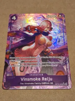 Vinsmoke Reiju OP12-063 SR Alt Art English One Piece Card Game NM - Image 1