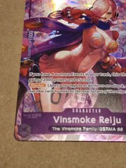 Vinsmoke Reiju OP12-063 SR Alt Art English One Piece Card Game NM - Image 4