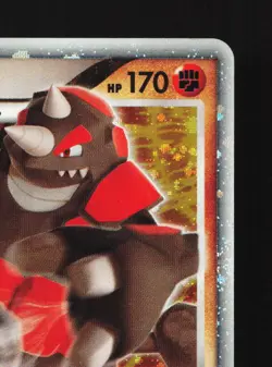 Rhyperior LV.X DPBP#125 Cry from the Mysterious LP 1st ED Japanese Pokemon Card - Image 3