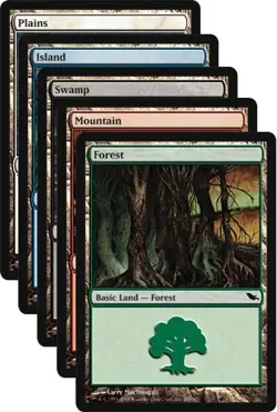 500 Shadowmoor Basic Land Bulk Lot MTG Magic Cards - Image 1