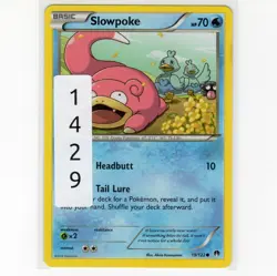 Pokemon TCG Slowpoke 19/122 XY BREAKpoint Regular Common Card EN-LP 2016 - Image 3