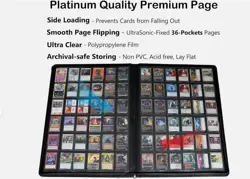 Premium 2300 Pockets Card Binder, Large 36-Pocket 2000+ Ringless Trading Card Al - Image 2