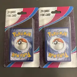 Pokemon TCG Card Pack 20 Cards Plus 1 Foil. Lot of 2. Unopened. New - Image 1