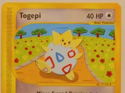 Togepi 117/147 2003 Common Aquapolis Set NM Collectible Pokemon Card TCG - Image 3