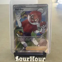 Ball Guy 065/072 - Shining Fates - Full Art Holo Pokemon Card - Near Mint (NM) - Image 1
