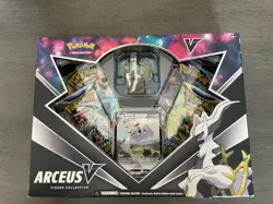 Pokemon Card Sealed Arceus V Figure Collection Cosmic Eclipse Brilliant Stars - Image 1