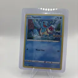 Squirtle SWSH233 Pokemon GO Ultra Holo Rare Black Star Promo Pokemon Card * New - Image 3
