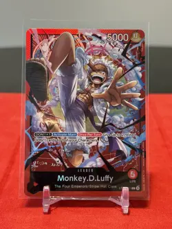 ONE PIECE Card Game Monkey D Luffy GEAR5 ST21-001 Promo Card English - Image 1