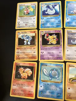 Job Lot x26 Pokemon Base Set Cards NM - HP Condition - No Duplicates - Image 2