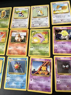 Job Lot x26 Pokemon Base Set Cards NM - HP Condition - No Duplicates - Image 4