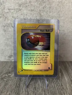 Pokemon Card Fast Ball 124/144 Reverse Holo Skyridge Set WOTC NM - Image 1